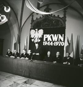 Przemowa przewodniczącego Prezydium Rady Narodowej Stanisława Panka.