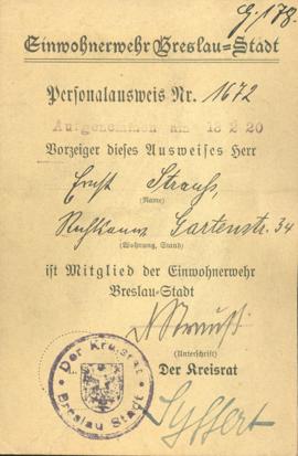 Dowód osobisty nr 1672