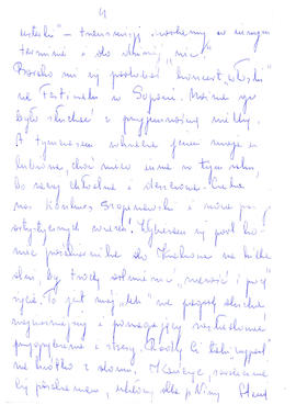 List do Juliana Fercza