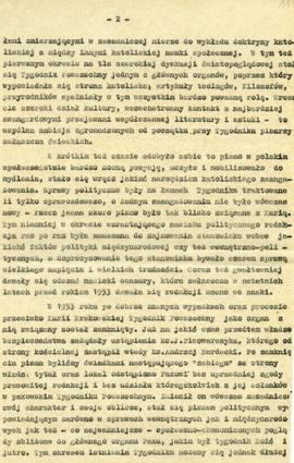 Problem Tygodnika Powszechnego - Próba analizy
