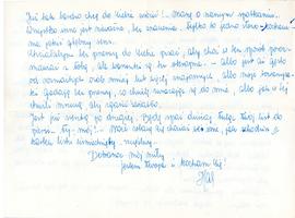 List do Juliana Fercza