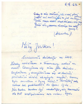 List do Juliana Fercza