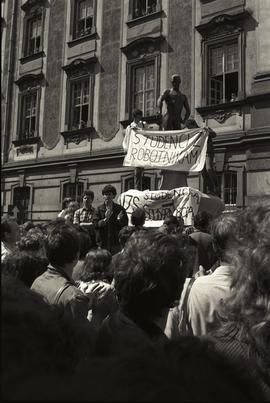 Proklamacja strajku NZS – maj 1988