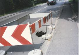 Zniszczenia po powodzi w 1997 r.