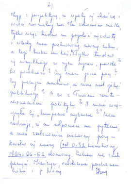 List do Juliana Fercza