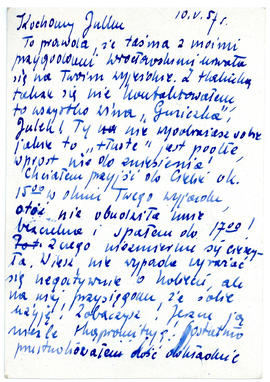 List do Juliana Fercza