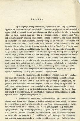 Problem Tygodnika Powszechnego - Próba analizy - aneks