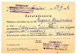 Zaświadczenie