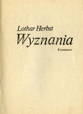 Wyznania [tomik wierszy]