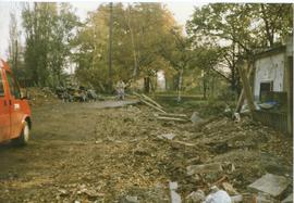 Zniszczenia po powodzi w 1997 r.