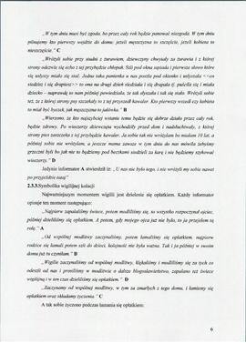 Sprawozdanie z badań terenowych na temat wigilia i jej miejsce we współczesnej kulturze wsi Chwal...
