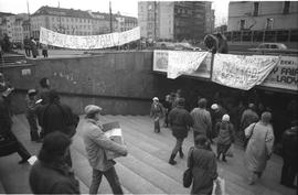 Protest Ruchu Wolność i Pokój