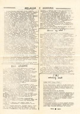 Jedność" Organ Międzyzakładowego Komitetu Strajkowego przy Stoczni im. A. Warskiego