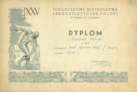 Jubileuszowe Mistrzostwa Lekkoatletyczne Polski: V miejsce w konkurencji rzut dyskiem