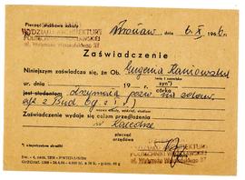 Zaświadczenie