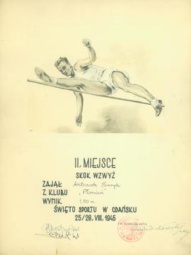 II Miejsce: Skok Wzwyż: Święto Sportu w Gdańsku