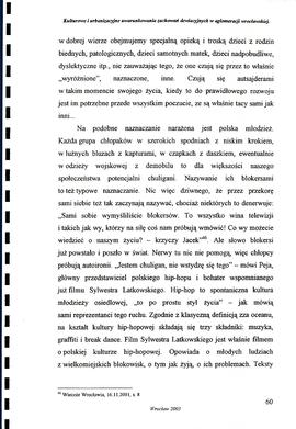 Kulturowe i urbanizacyjne uwarunkowania zachowań dewiacyjnych w aglomeracji wrocławskiej