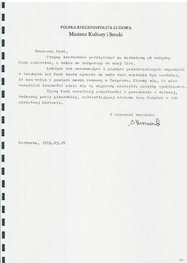 Syberyjska sonata. POSŁOWIE. Do książki pod tytułem „OCIOSANI” ZOFII TARKOCIŃSKIEJ. Czy to już ty...