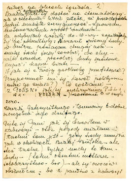 List od Danuty Paleńskiej